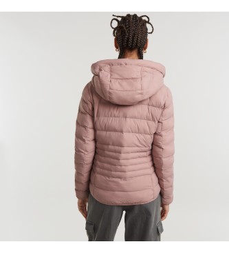 G-Star Rožnata oblazinjena jakna s kapuco
