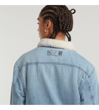 G-Star Relaxed Sherpa Jacket blue