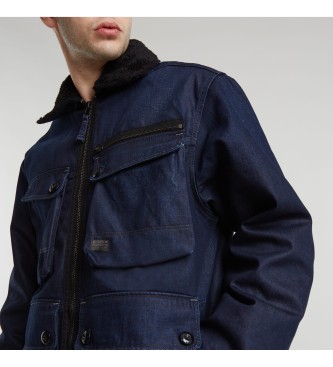 G-Star Veste utilitaire en sherpa marine