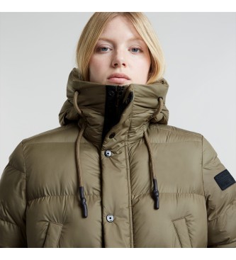 G-Star Abrigo Whistler Long Puffer verde