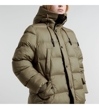 G-Star Abrigo Whistler Long Puffer verde