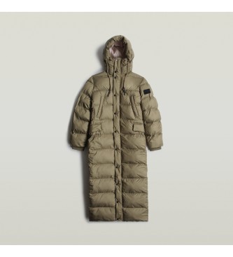 G-Star Abrigo Whistler Long Puffer verde