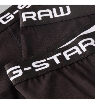G-Star 3 Packs de Boxers Classiques noir