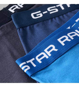 G-Star Pack 3 Boxers Klassiek Blauw