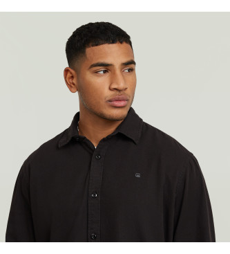 G-Star Camicia nera pulita e regolare