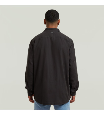 G-Star Camicia nera pulita e regolare