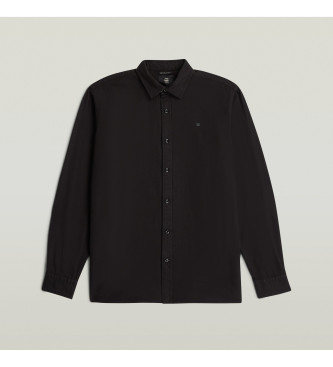 G-Star Camicia nera pulita e regolare