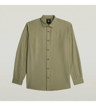 G-Star Camicia verde pulita e regolare