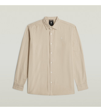G-Star Camicia beige pulita e regolare