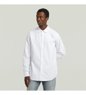 G-Star Camicia bianca pulita e regolare