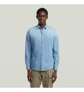 G-Star Srajca Clean Slim modra