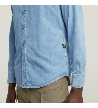 G-Star Srajca Clean Slim modra