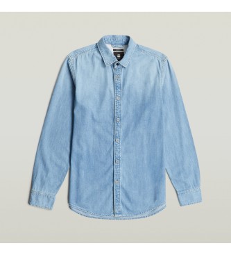 G-Star Srajca Clean Slim modra