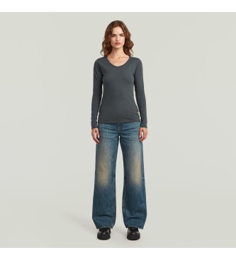 G-Star Camiseta Core Eyben Slim gris