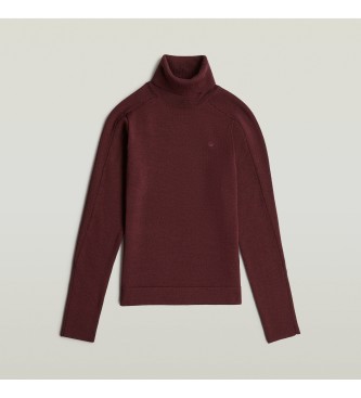 G-Star Core Turtle Slim Sweater burgundy