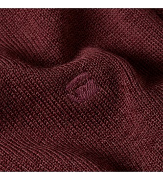 G-Star Core Turtle Slim Sweater burgundy