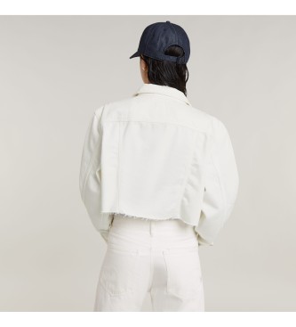 G-Star Cropped Wander Destroyed Jacket white