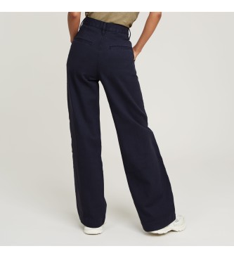 G-Star Pantaloni chino larghi Deck 2.0 blu navy