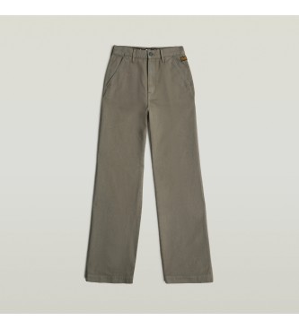 G-Star Jeans Deck 2.0 Hoge Losse Chino grijs