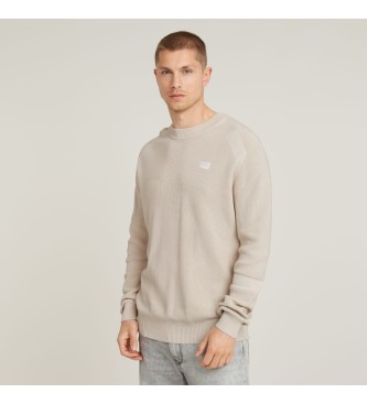 G-Star Maglione beige dettagliato