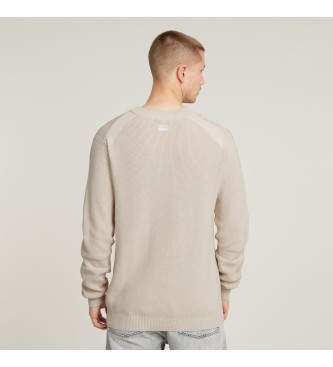 G-Star Maglione beige dettagliato