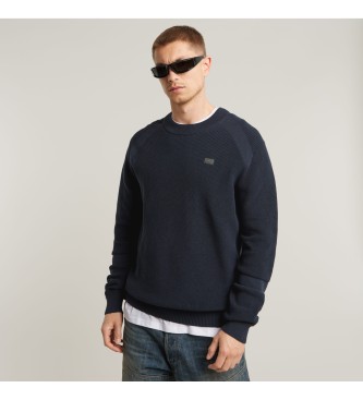 G-Star Jumper Detailed Knitted navy