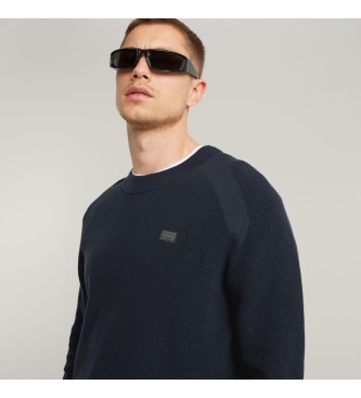 G-Star Jumper Detailed Knitted navy