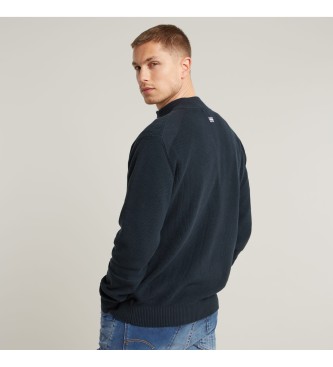 G-Star Detailed navy skipper jumper