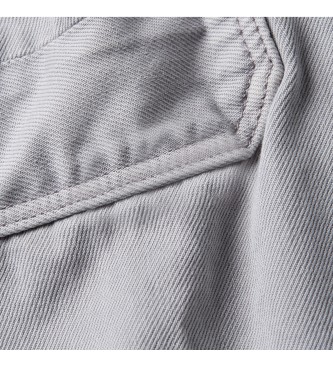 G-Star Camicia comoda grigia con doppia tasca