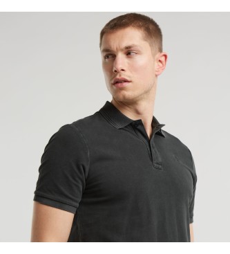 G-Star Polo Dunda Overdyed Slim negro
