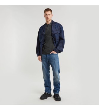 G-Star Polo Dunda Overdyed Slim negro