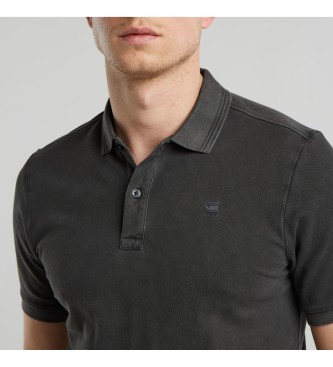 G-Star Polo Dunda Overdyed Slim negro