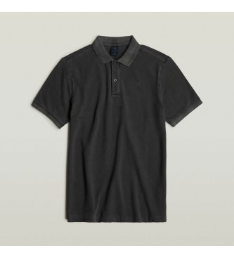 G-Star Polo Dunda Overdyed Slim negro