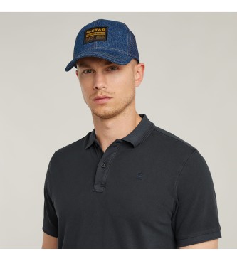 G-Star Polo Dunda Overdyed Slim marino