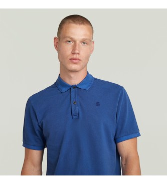 G-Star Polo Dunda Overdyed slim blue
