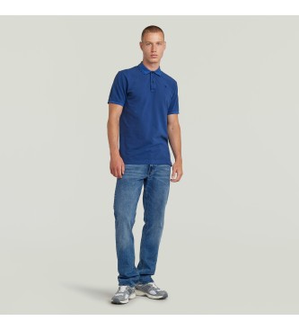G-Star Polo Dunda Overdyed slim blue
