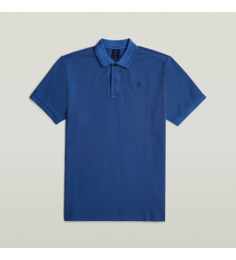 G-Star Polo Dunda Overdyed slim blue
