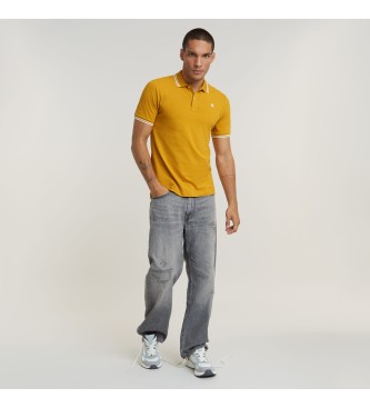 G-Star Dunda slim stripe mustard