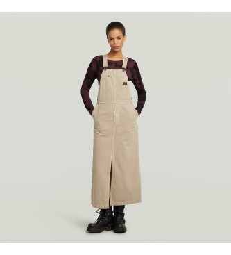 G-Star Vestido de macaco bege