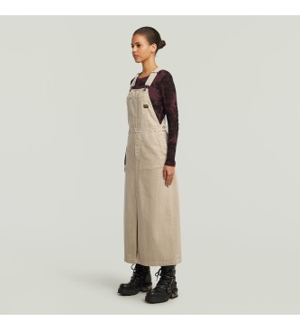 G-Star Vestido de macaco bege