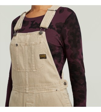 G-Star Vestido de macaco bege