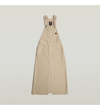 G-Star Vestido de macaco bege
