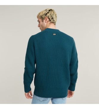 G-Star Essential Strickpullover blau