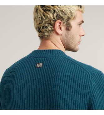 G-Star Essential Strickpullover blau