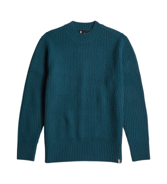 G-Star Essential Pull en maille bleu