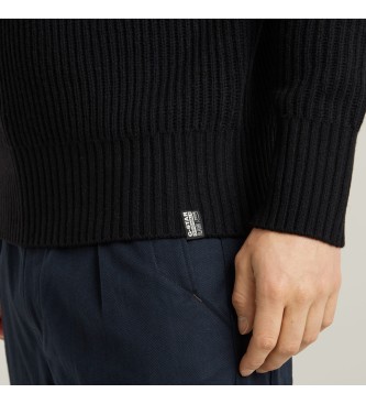 G-Star Osnovni pulover črne barve