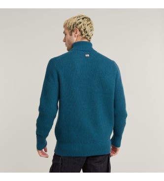 G-Star Essential Schildkrte Strickpullover blau