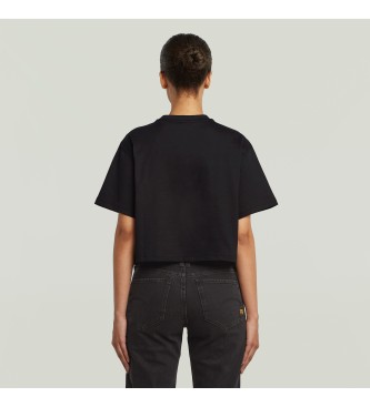 G-Star Felt Logo Boxy T-shirt noir