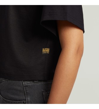 G-Star Felt Logo Boxy T-shirt noir