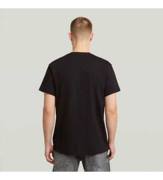 G-Star Camiseta Felt Logo negro